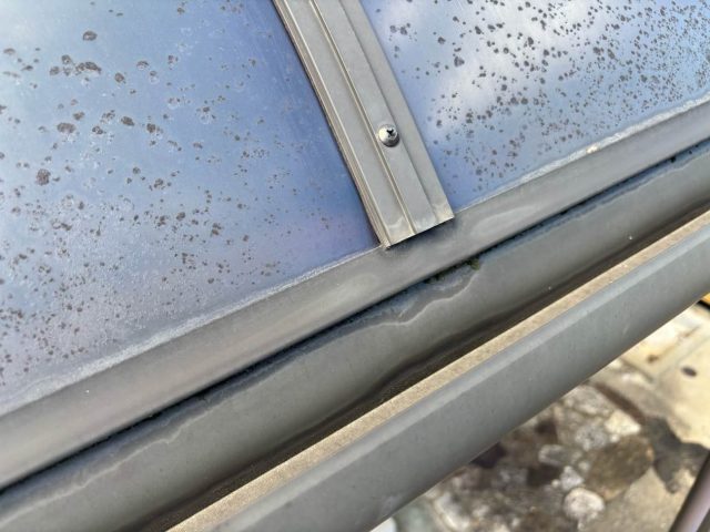 福岡市城南区のテラス屋根の老朽化