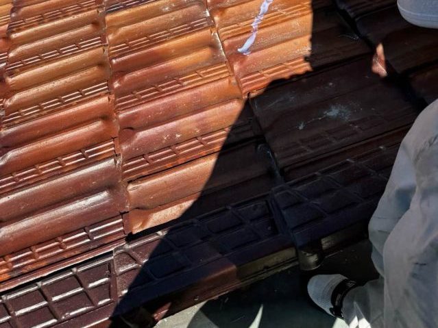 福岡市中央区の雨漏り調査を実施した瓦屋根