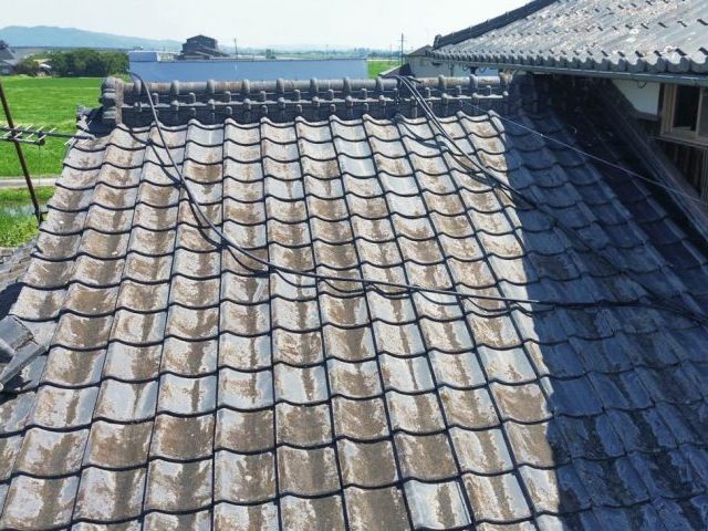 佐賀県鳥栖市の瓦の劣化