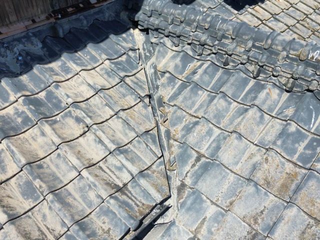 佐賀県鳥栖市の谷板金の傷み