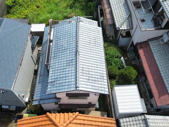 大野城市で屋根のドローン調査