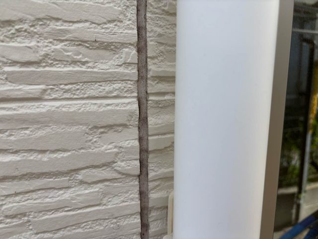 福岡市東区の外壁シーリングの劣化