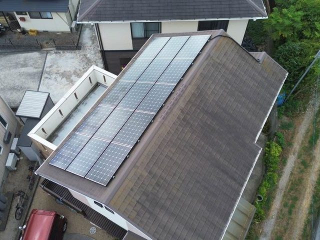 福岡市東区で屋根のドローン調査