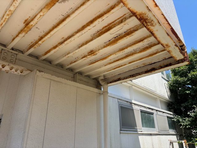 福岡市南区の金属屋根の経年劣化