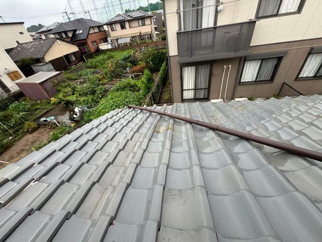福岡市東区で瓦屋根の雨漏り調査