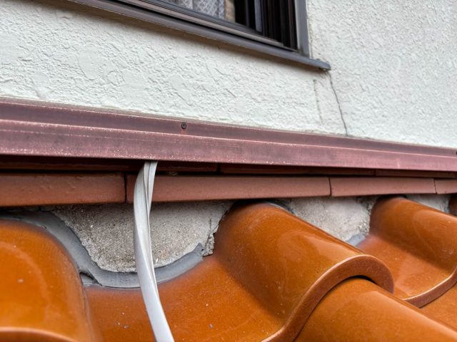 福岡市南区の雨漏り原因となったパッキン