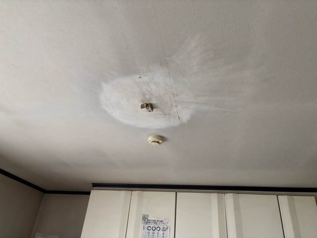 福岡市南区の戸建て雨漏り状況