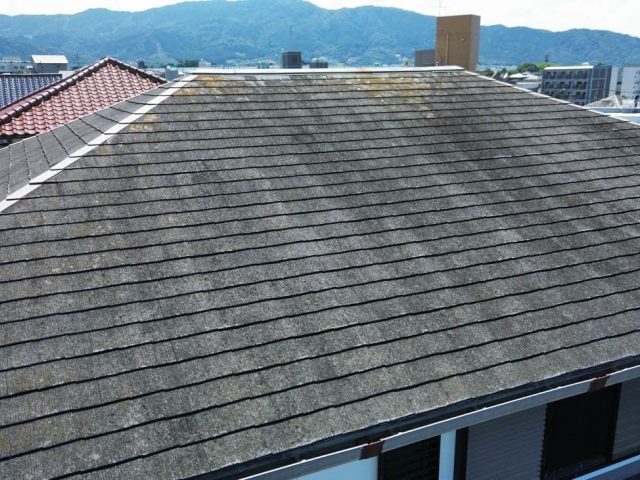 福岡市南区のスレートの経年劣化