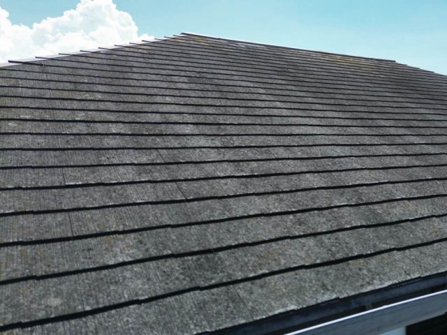 福岡市南区の塗膜劣化したスレート