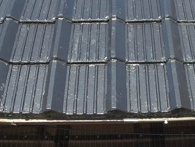 糸島市で塗装の施工不良が見つかった瓦屋根