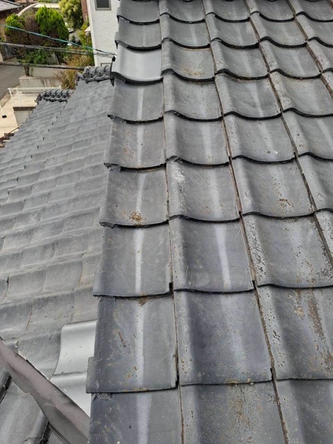 瓦葺き戻し工事、完了