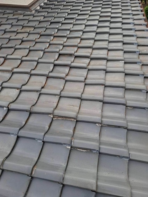 福岡市城南区、瓦屋根ふきなおし工事