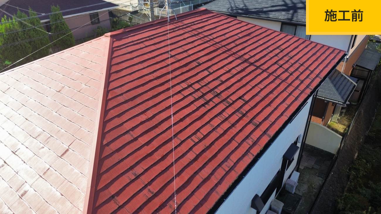 大野城市の屋根工事、カバー工法