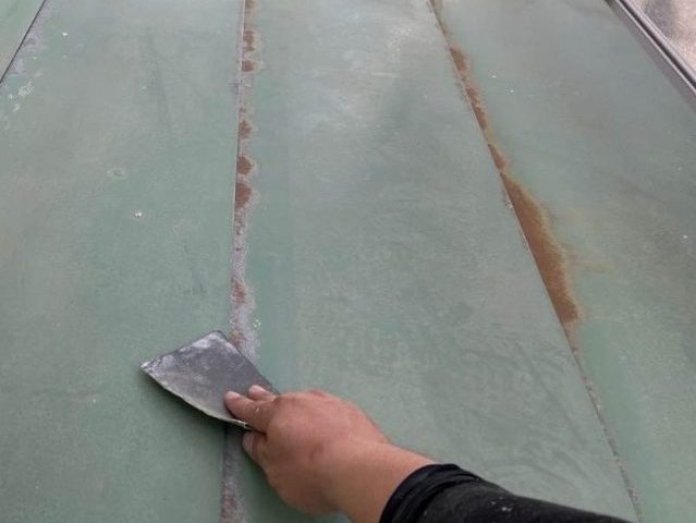 大野城市で小庇のケレン