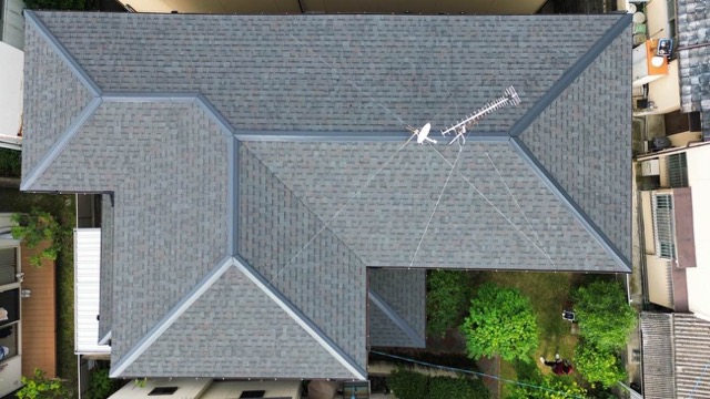 福岡市早良区の屋根カバー工法、オークリッジスーパー採用