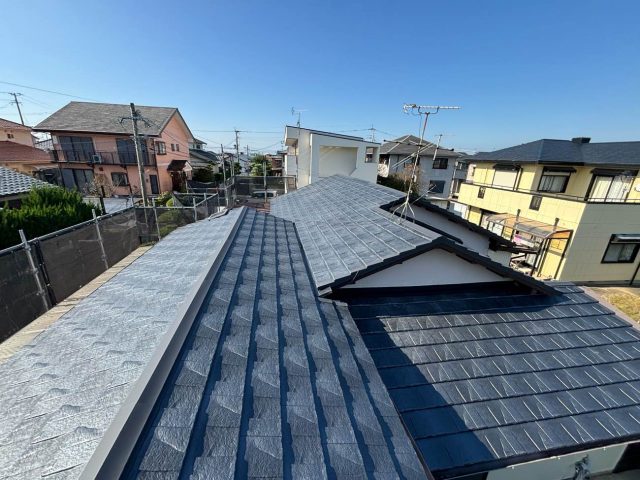 福津市で葺き替えてきれいになった新しい屋根