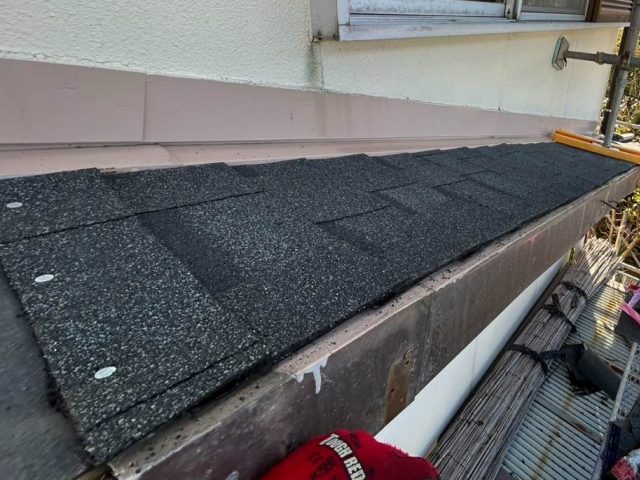 福岡市西区のカバー工事で設置された新規屋根材