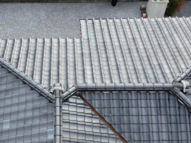 福岡市南区の老朽化した瓦屋根