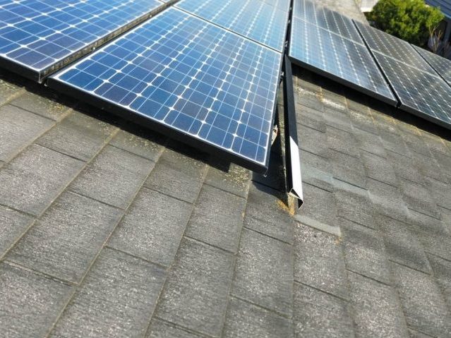 福岡市早良区の調査でスレート屋根の劣化を確認