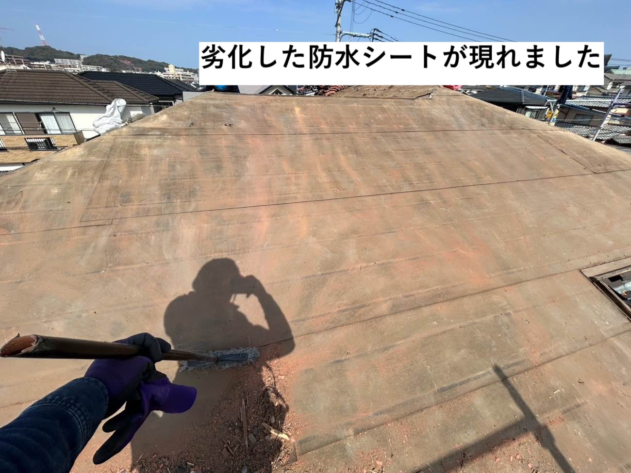 ルーガを採用した葺き替え工事