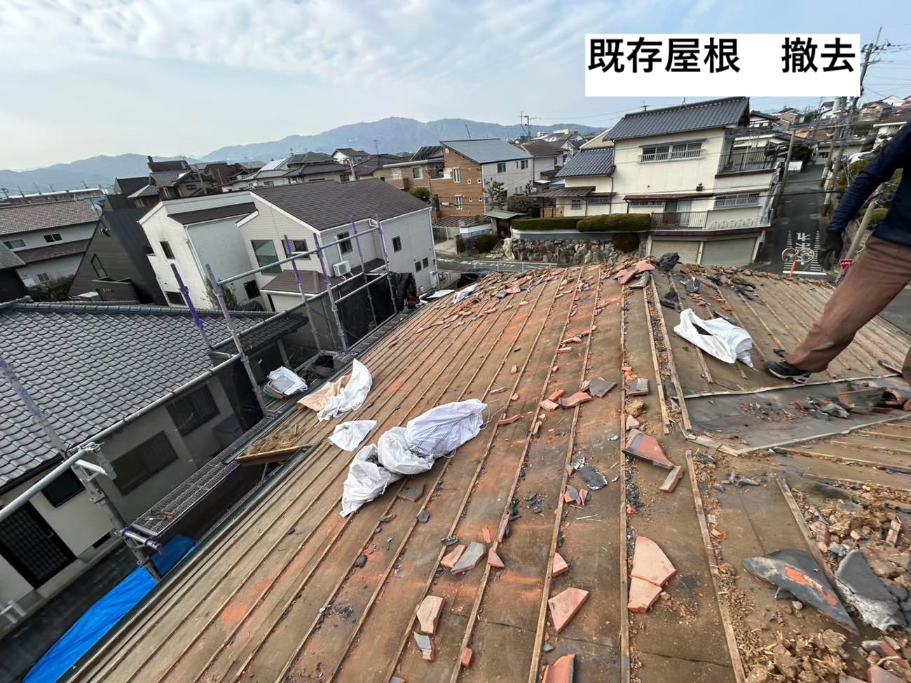 ルーガを採用した葺き替え工事