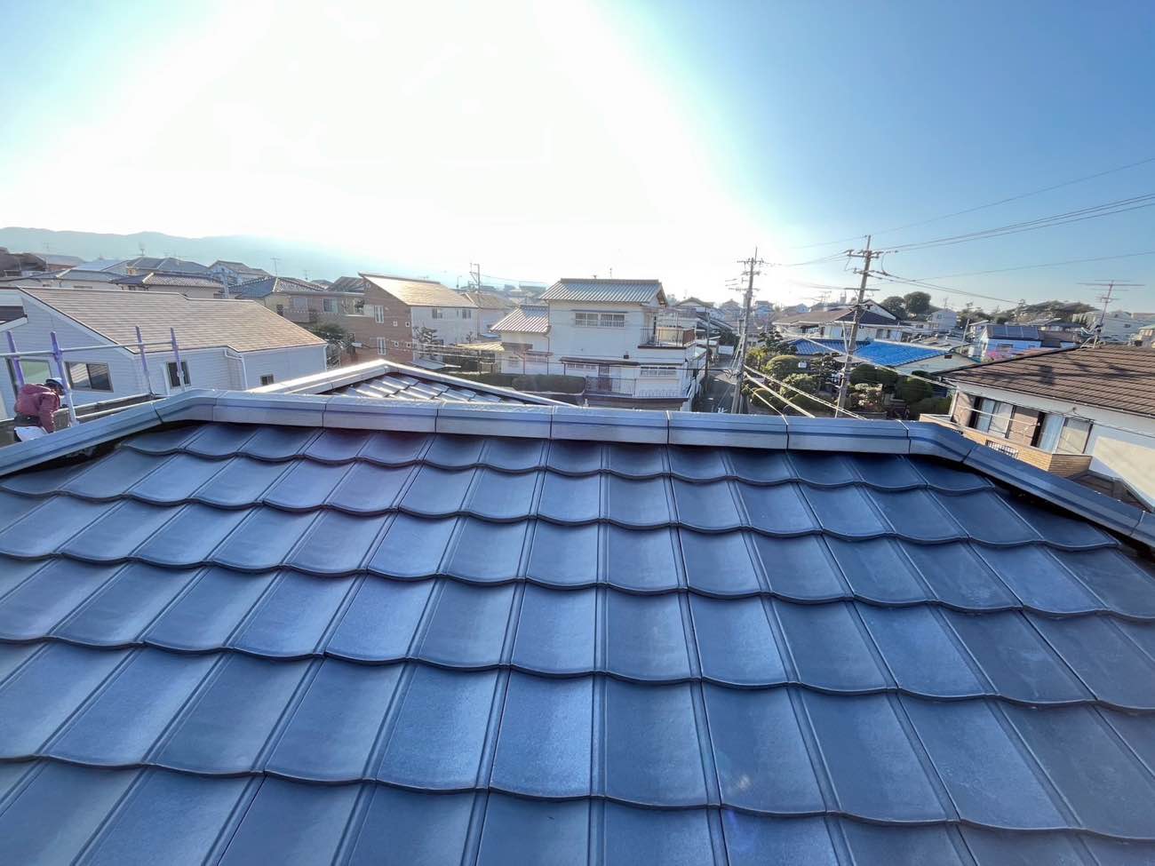 古賀市の屋根葺き替え工事、施工、ルーガ