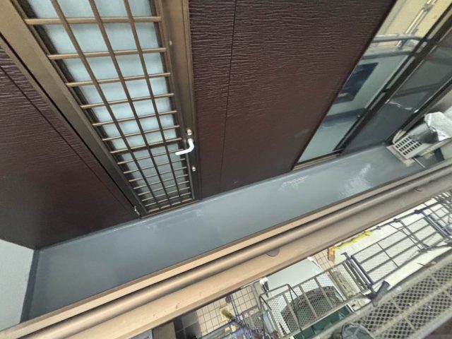 福岡市南区でベランダ防水完了状況