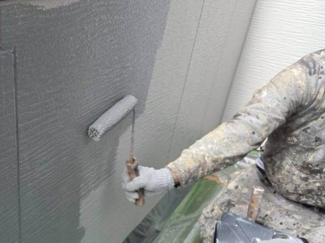 福岡市南区の外壁下塗り