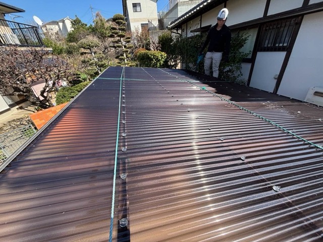 糟屋郡須恵町の屋根工事、カーポート屋根の修理、