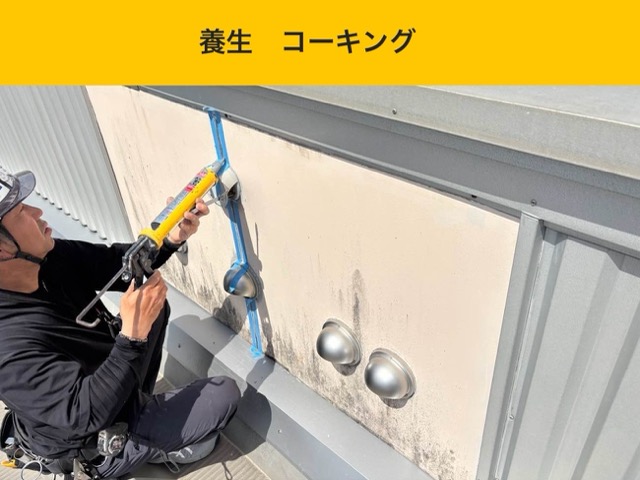 宗像市で発生した雨漏り、工場、陸屋根、折板屋根
