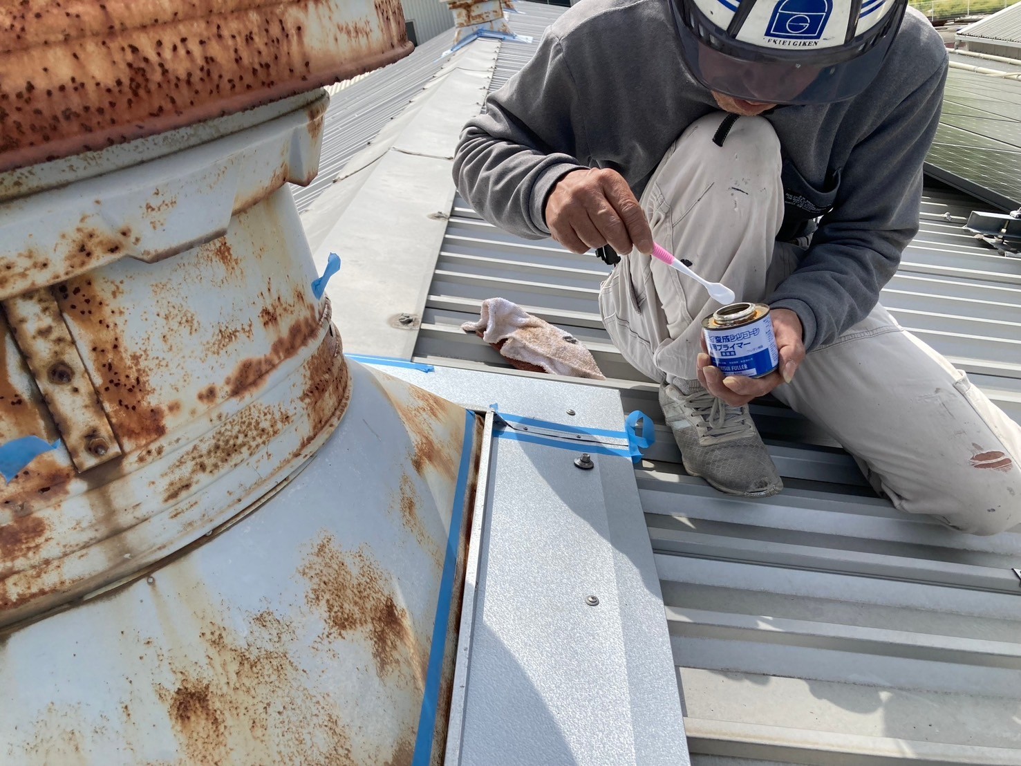 倉庫屋根工事、雨漏り工事