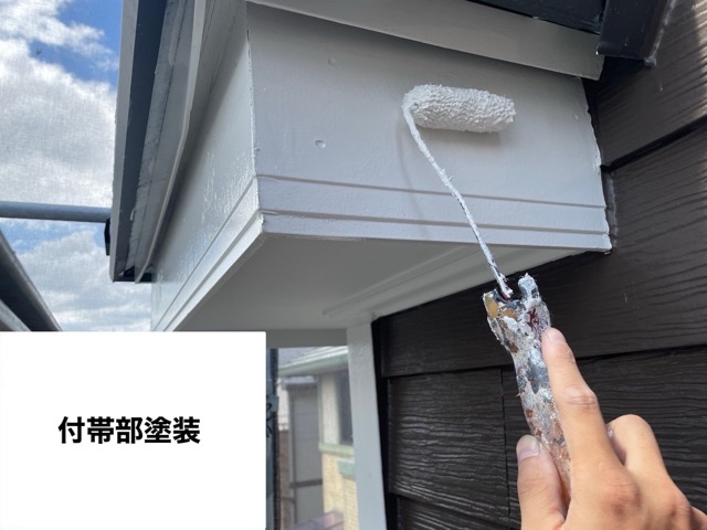 福岡市の外壁塗装、付帯部塗装