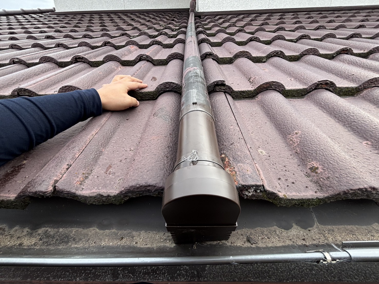 這樋の交換作業