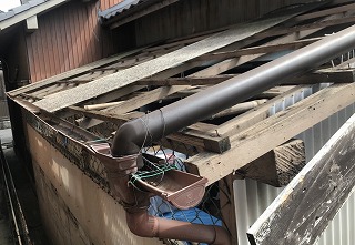 雨樋補修　街の屋根やさん四日市店