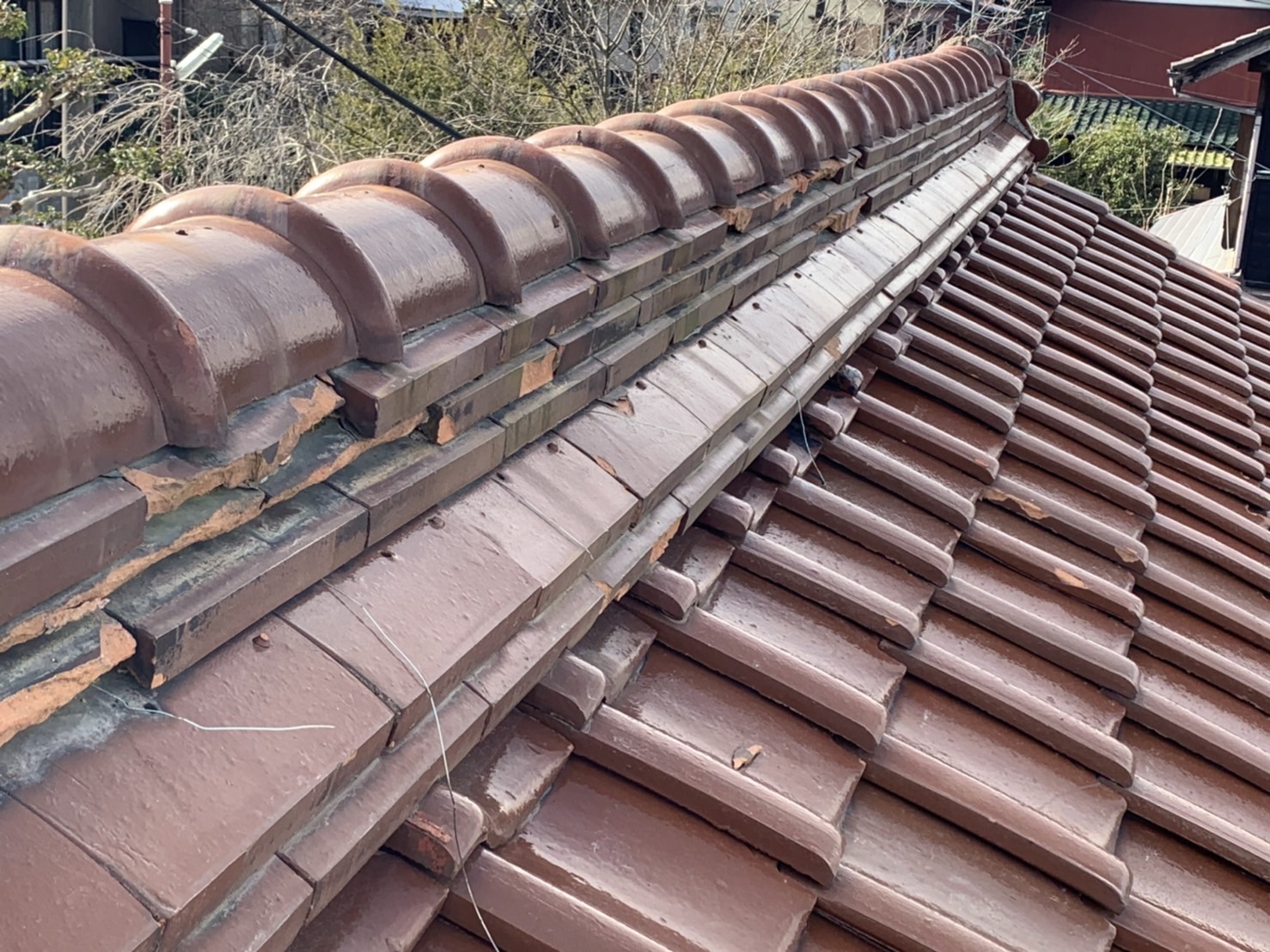 桑名市屋根葺き替え工事