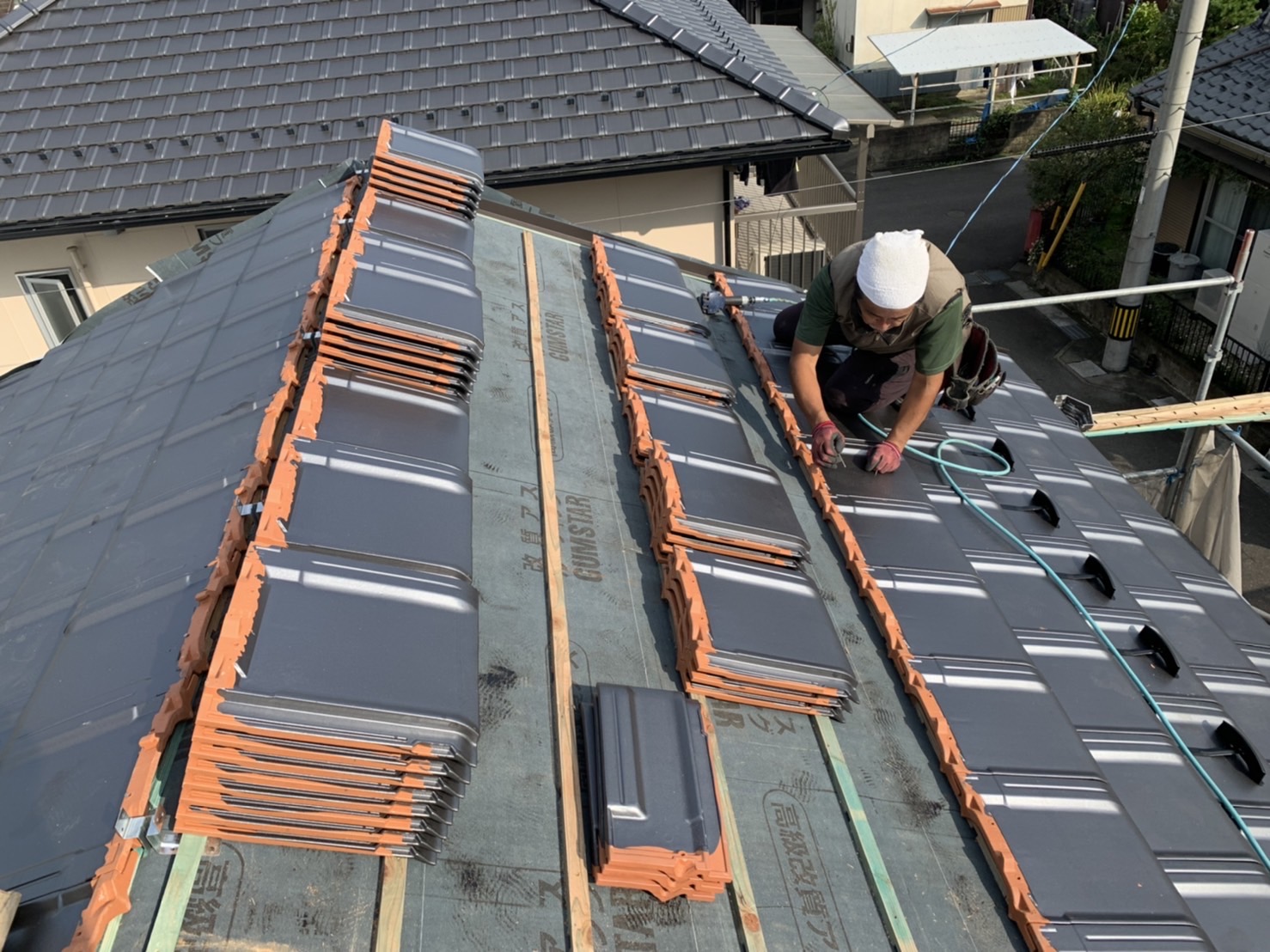 四日市市の屋根葺き替え