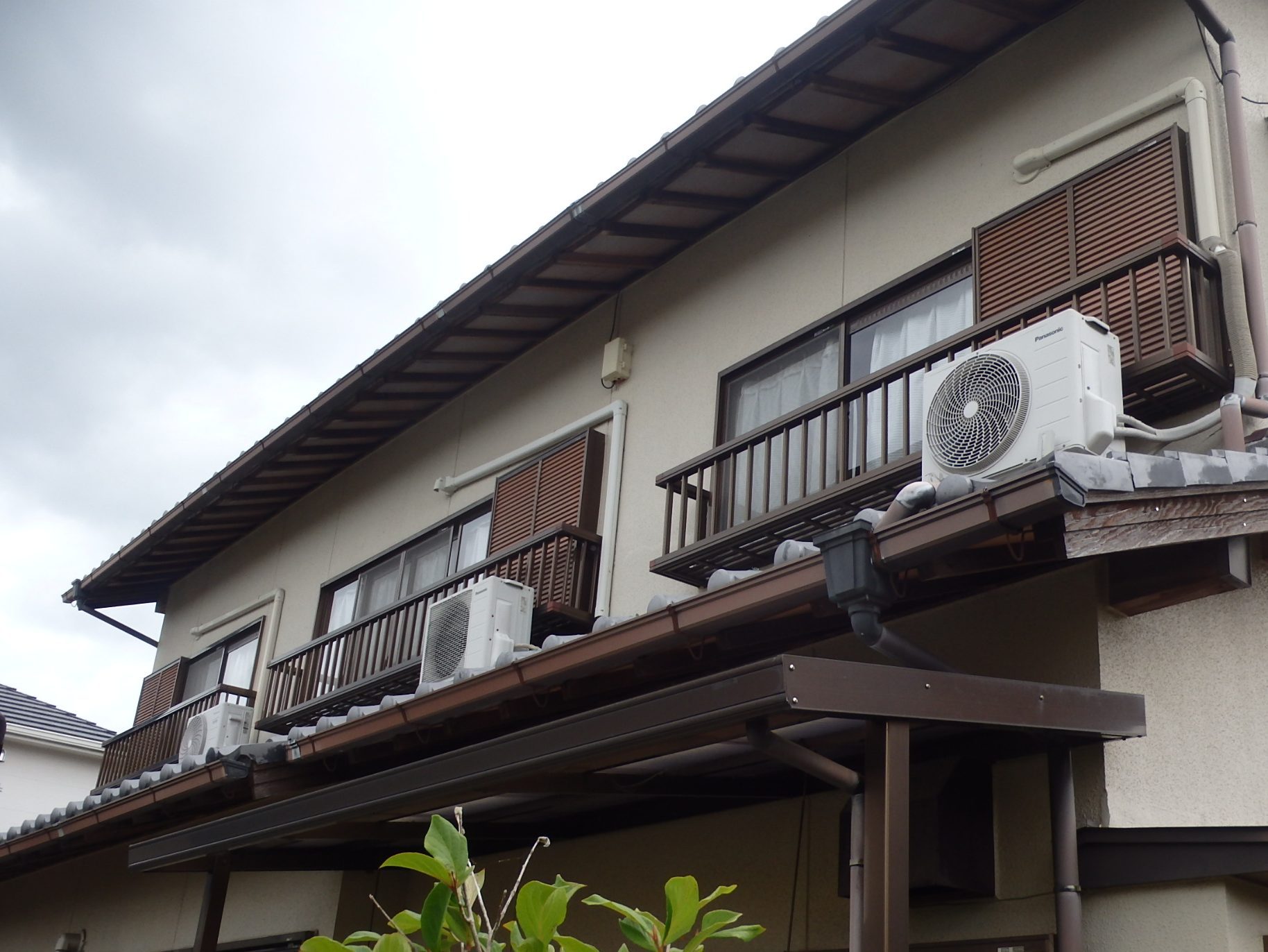 屋根の雨樋取付け範囲