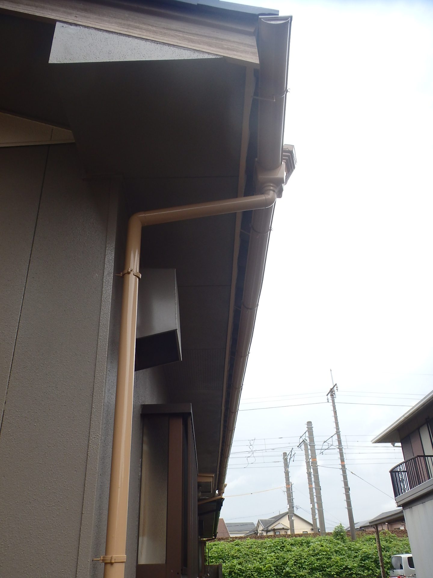 雨樋の竪樋部分