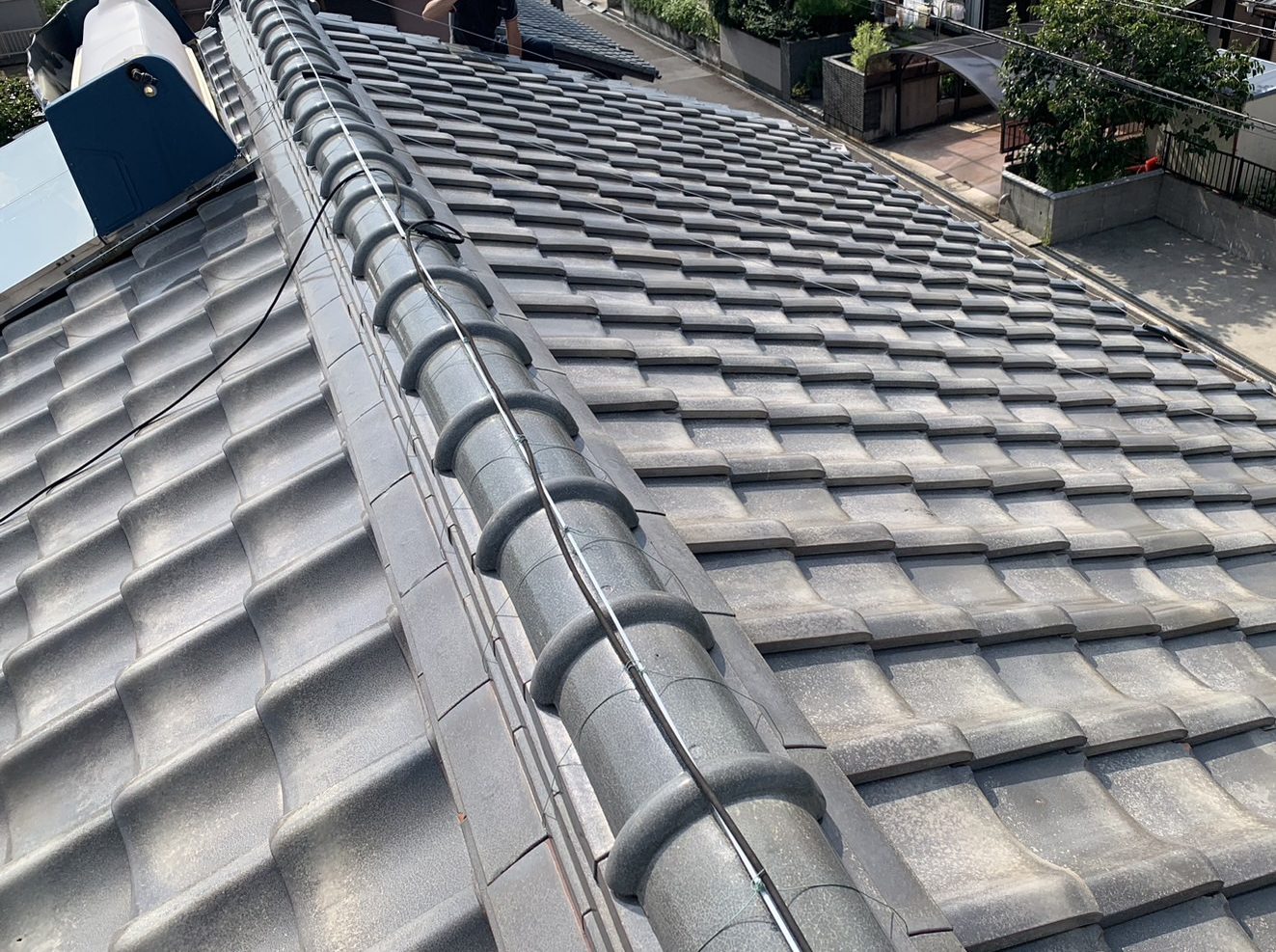 桑名市の瓦屋根状況２