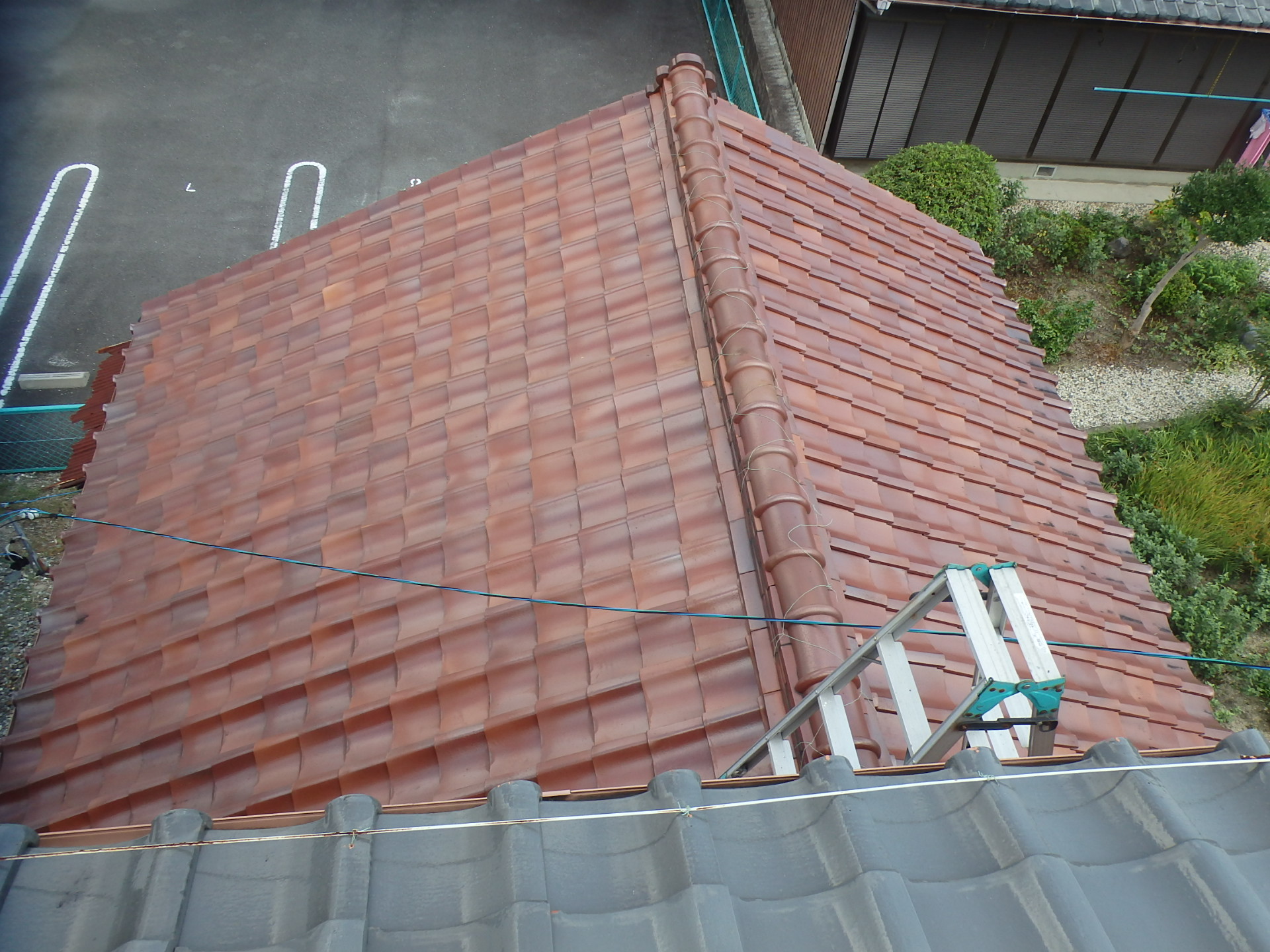 一階瓦屋根の劣化状況