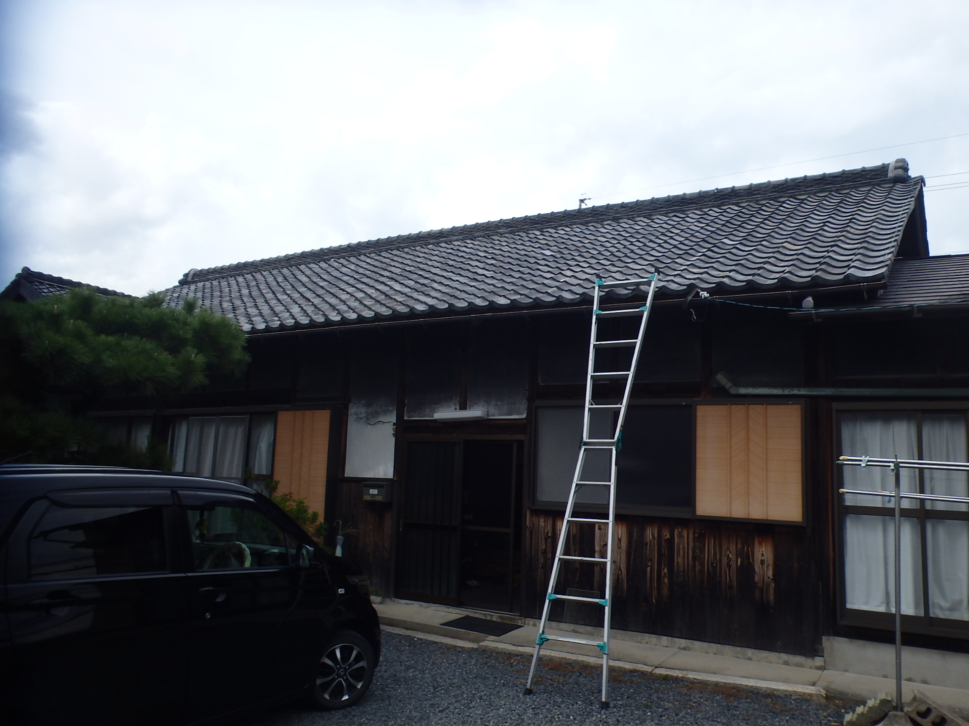 菰野町雨漏りした瓦屋根