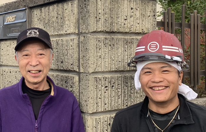 東員町のお客様の笑顔