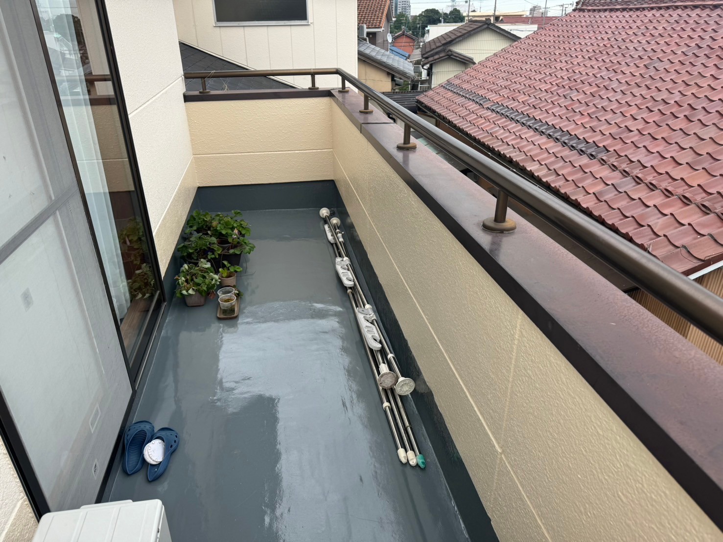 桑名市にてベランダ防水工事完工