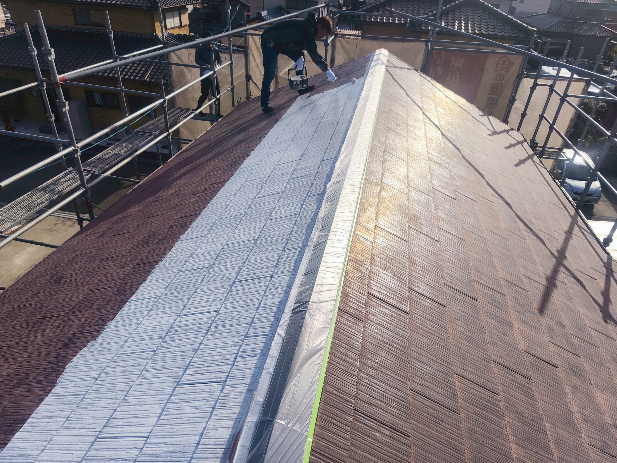 四日市市カラーベスト屋根塗装