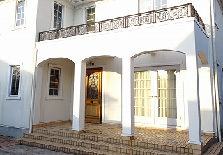 エントランス　柱、壁修理　街の屋根やさん四日市店　津市