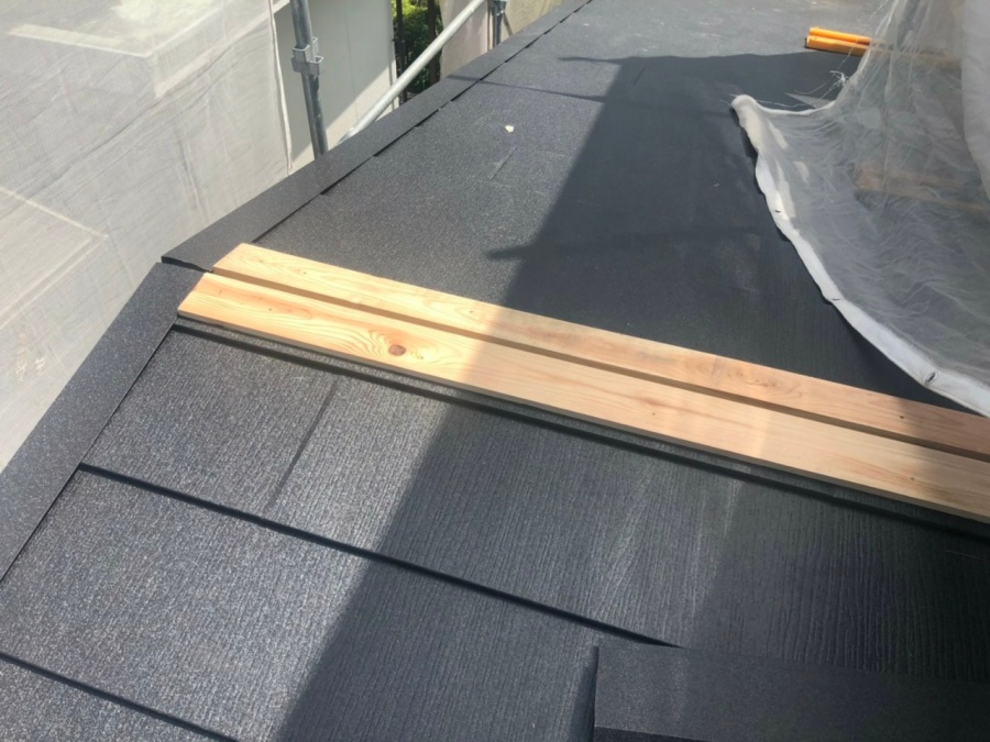 ガルテクト、棟板金下地