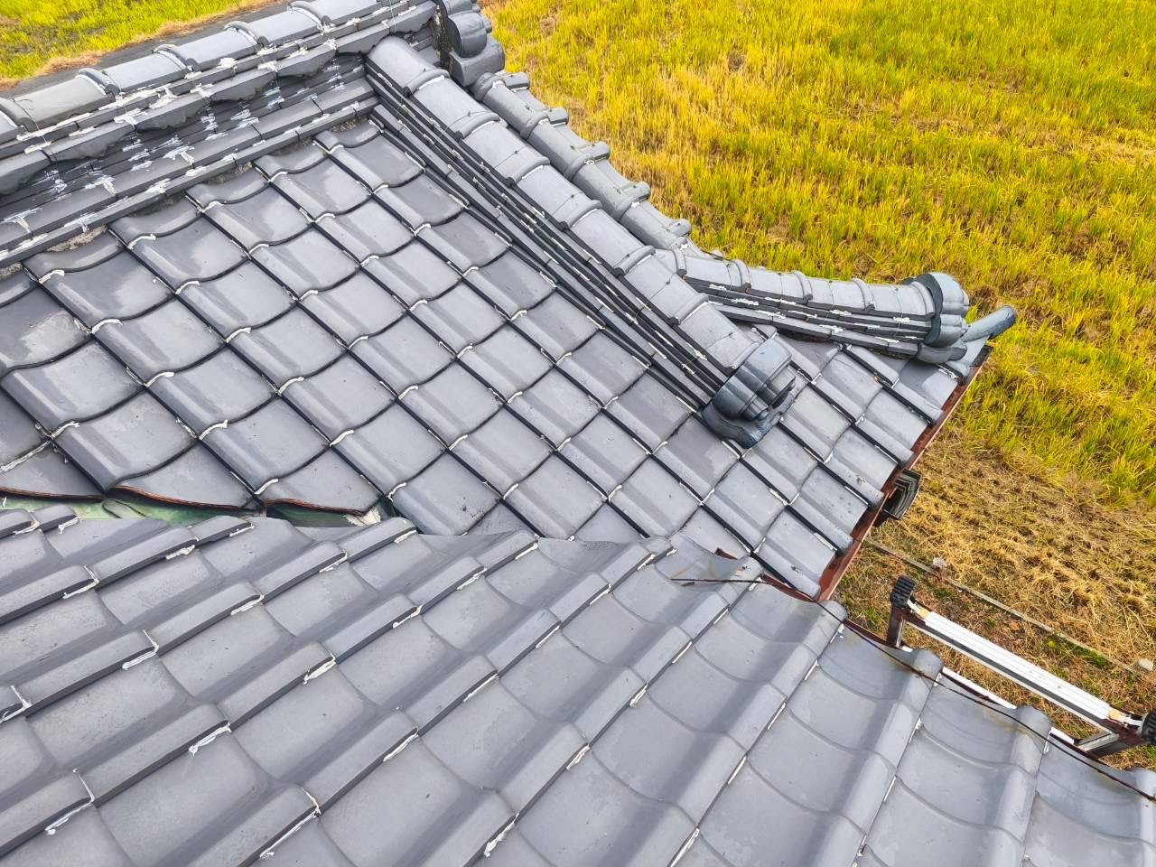 東員町谷樋からの雨漏り