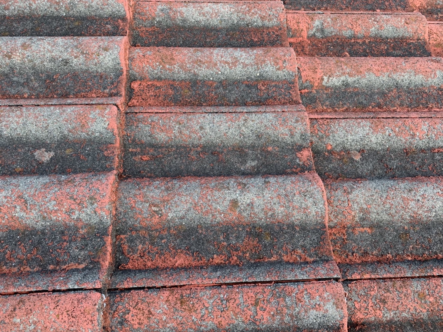 桑名市の屋根塗装、モニエル瓦