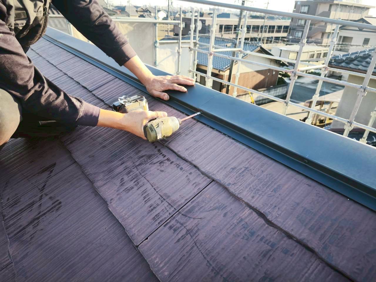 四日市市棟板金交換