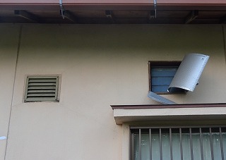 換気口カバー破損　街の屋根やさん四日市店　津市